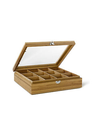 BREDEMEIJER | Scatola per bustine di tè in bambù con 12 scomparti