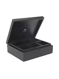 BREDEMEIJER | Porta bustine da tè 6 scomparti bambù nero | Nero