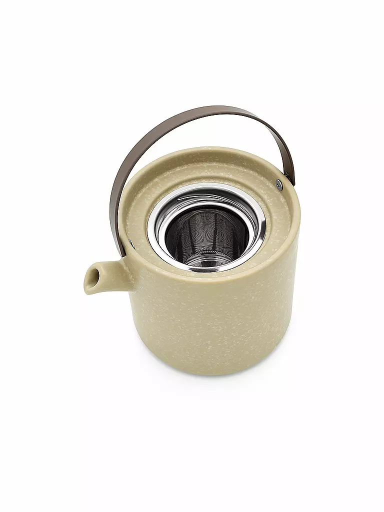 BREDEMEIJER | Set da tè UMEA 1,2 l grigio argilla/acacia | 