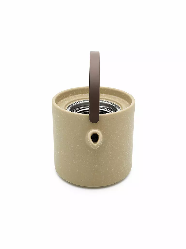BREDEMEIJER | Set da tè UMEA 1,2 l grigio argilla/acacia | 