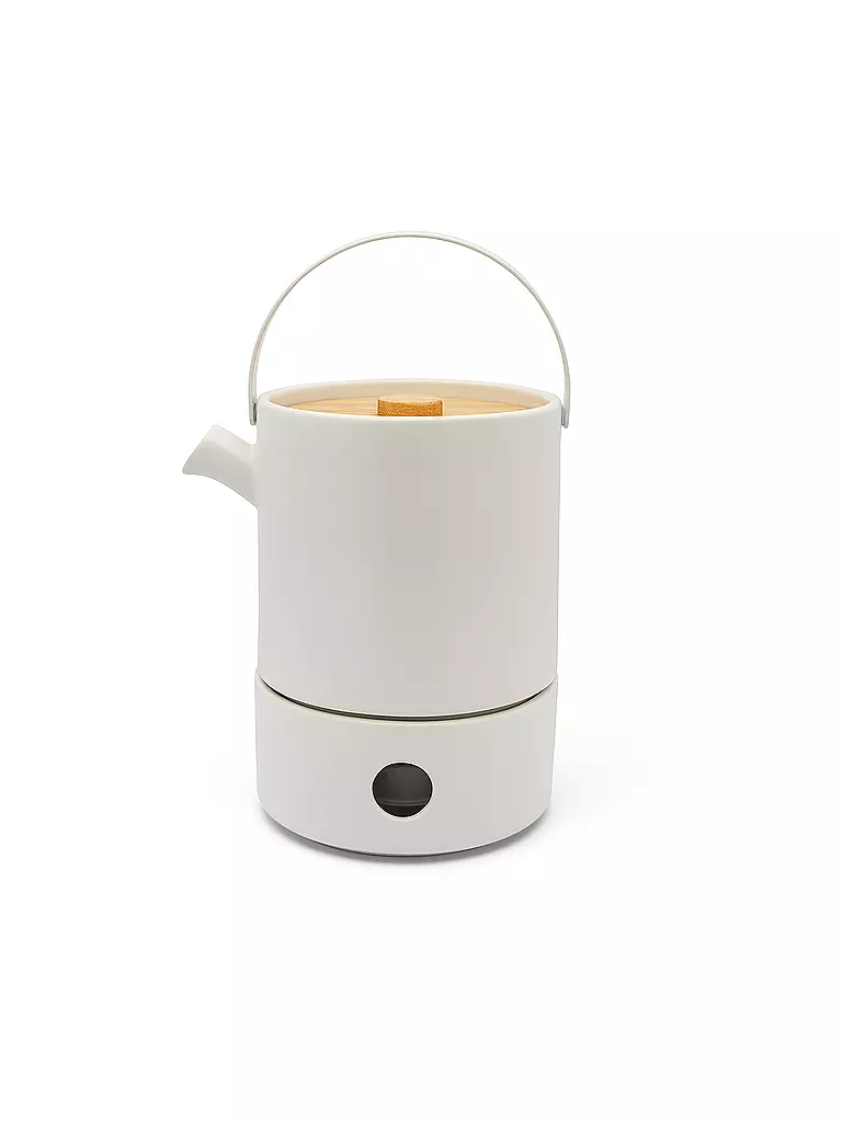 BREDEMEIJER | Set da tè UMEA 1,2l Bianco/Bambù | Bianco