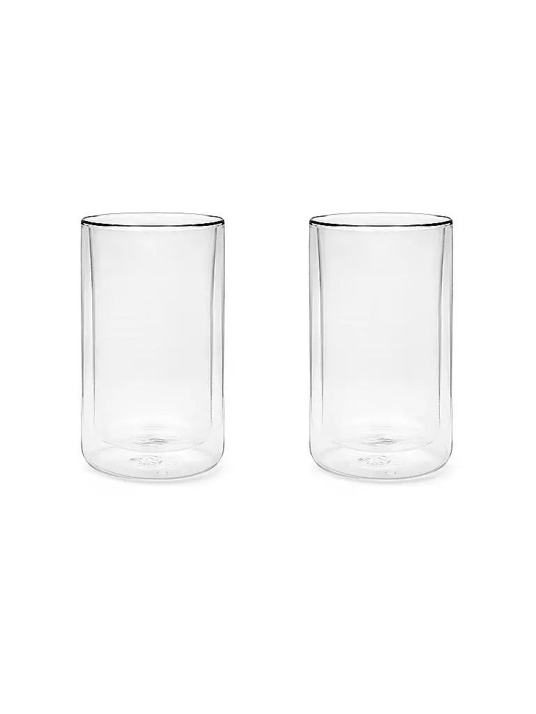 BREDEMEIJER | Set di 2 bicchieri a doppia parete 2X0,4L SAN REMO | Trasparente