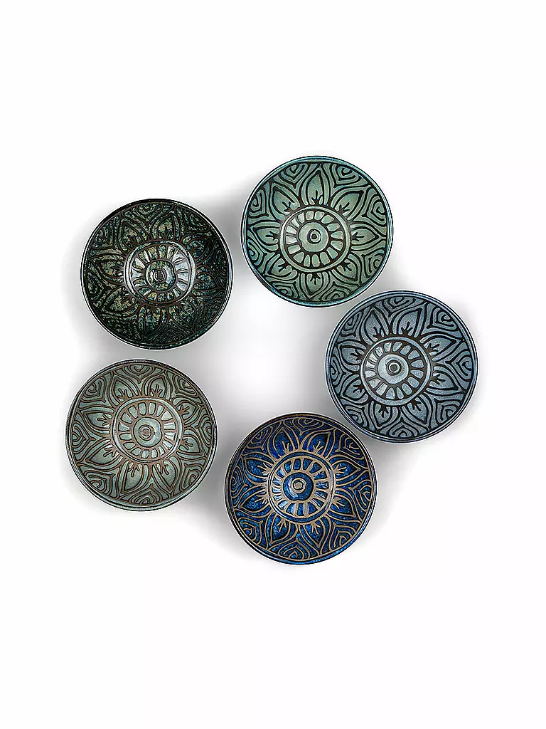 BREDEMEIJER | Tazza da tè JARA Set da 5 Porcellana / Multicolore | Multicolore