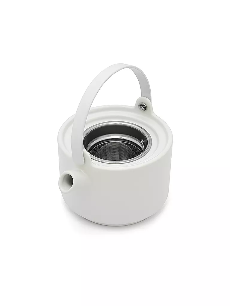 BREDEMEIJER | Tea for one Umea con coperchio in bambù 0,5l Bianco | 