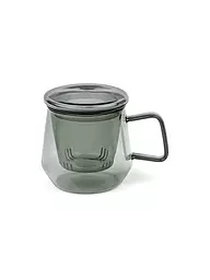 BREDEMEIJER | Teiera TEA FOR ONE LIVORNO 0,35l Vetro Verde Giada | Nero