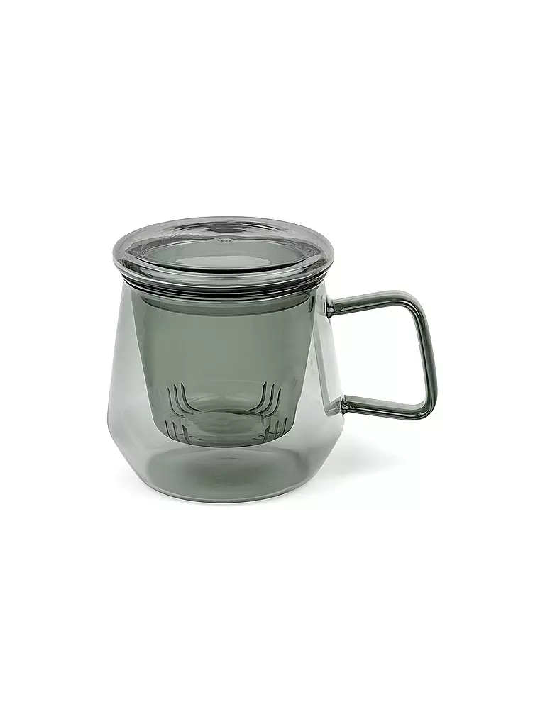 BREDEMEIJER | Teiera TEA FOR ONE LIVORNO 0,35l Vetro Nero | Nero