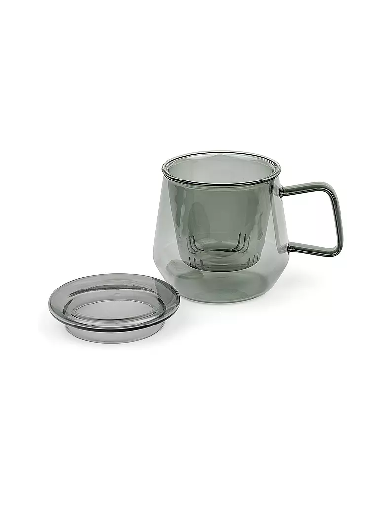 BREDEMEIJER | Teiera TEA FOR ONE LIVORNO 0,35l Vetro Nero | Nero