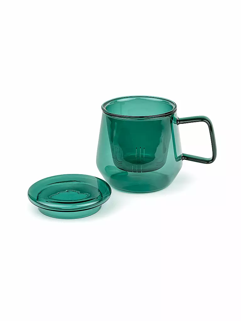 BREDEMEIJER | Teiera TEA FOR ONE LIVORNO 0,35l Vetro Verde Giada | Verde