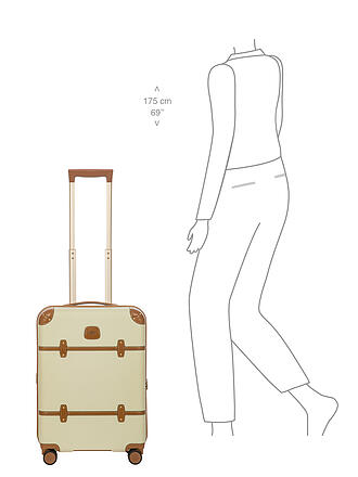 BRICS | Trolley da cabina BELLAGIO 55cm Crema