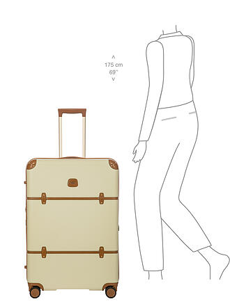 BRICS | Trolley hart BELLAGIO 76cm Creme
