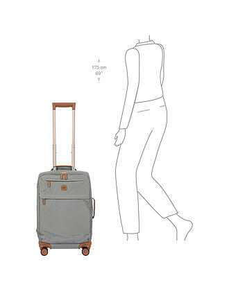 BRICS | Trolley da cabina X-TRAVEL 55cm Cloud