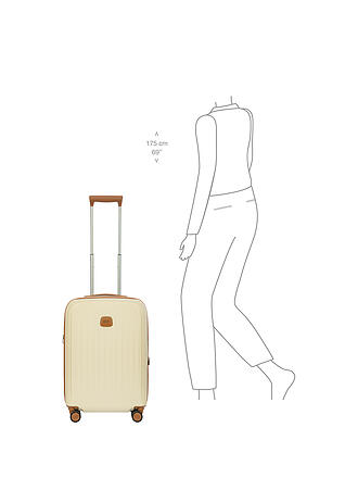 BRICS | Trolley da cabina 55 cm espandibile TAORMINA Cream
