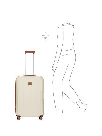 BRICS | Trolley 69cm espandibile TAORMINA Cream