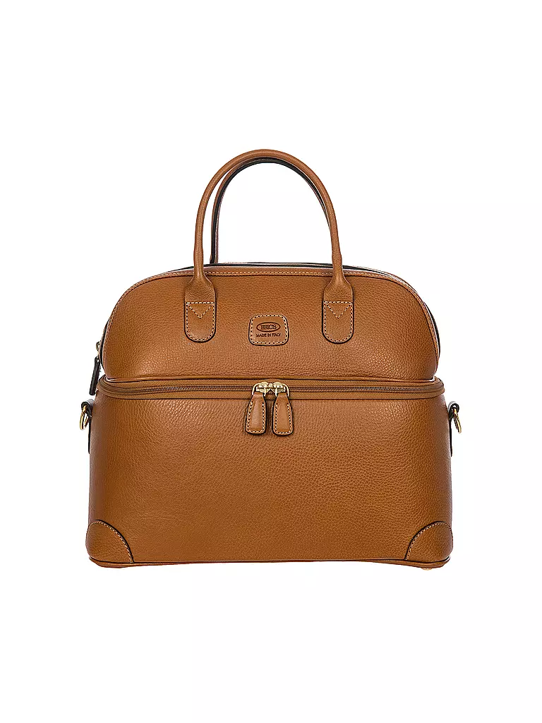 BRICS | Beauty case LIFE PELLE | Marrone