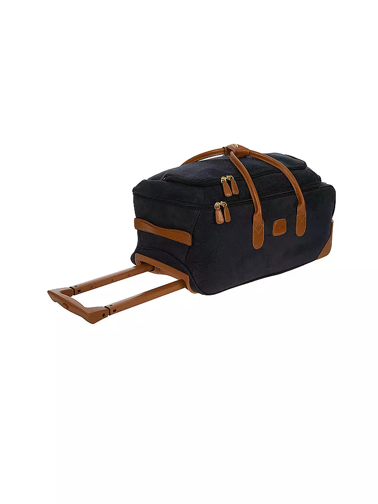 BRICS | Borsa da viaggio con ruote "Life" 55cm (Blu) | Blu scuro