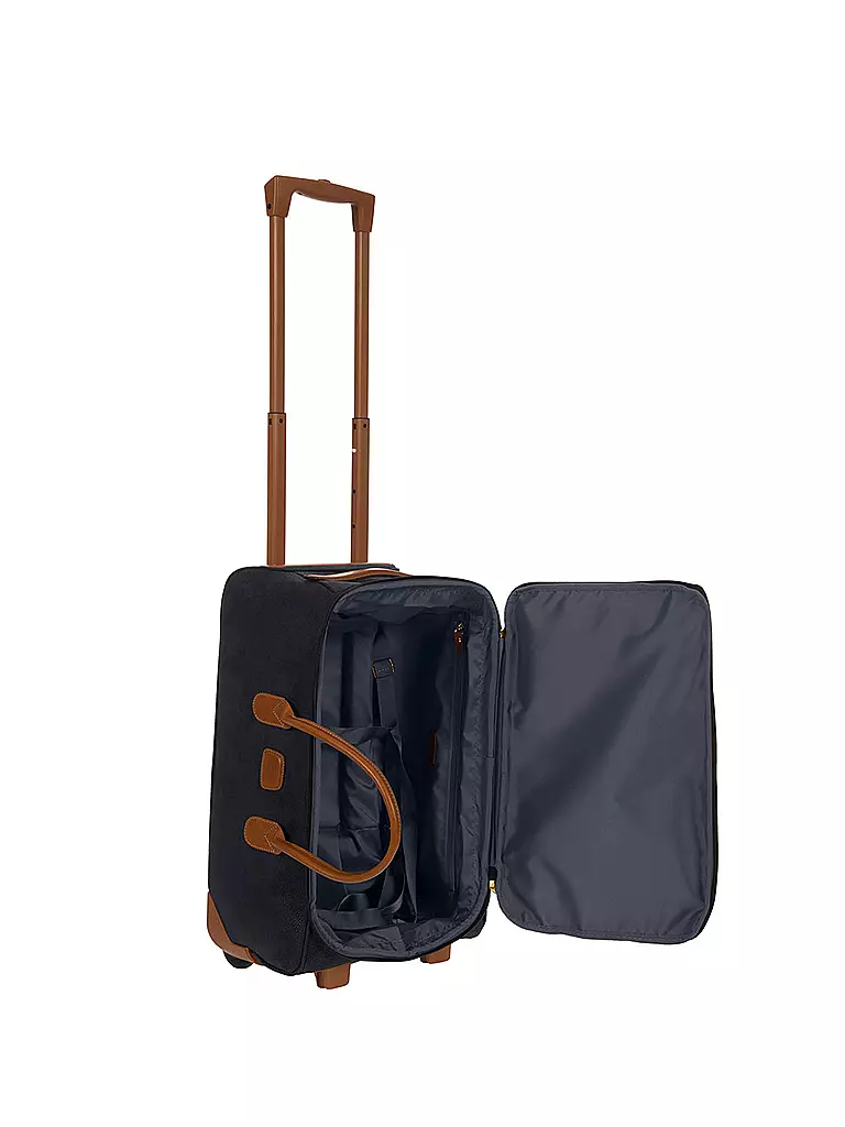 BRICS | Borsa da viaggio con ruote "Life" 55cm (Blu) | Blu scuro