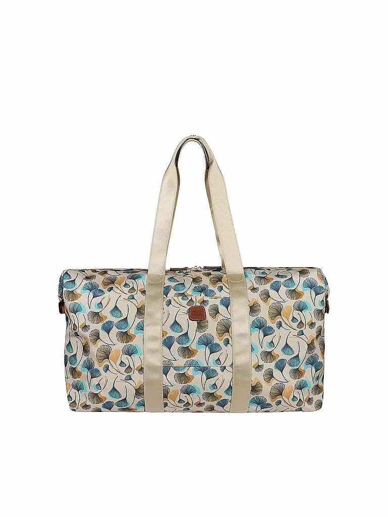 BRICS | Borsa da viaggio X-Travel 55cm Flower Fiori | Beige