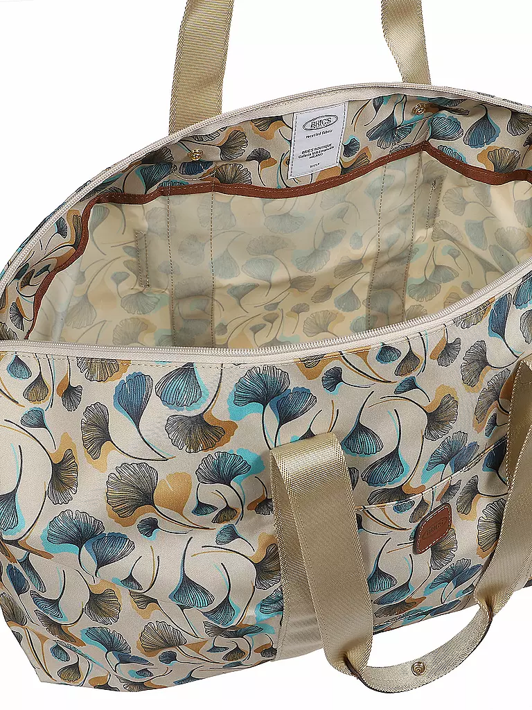 BRICS | Borsa da viaggio X-Travel 55cm Flower Fiori | Beige