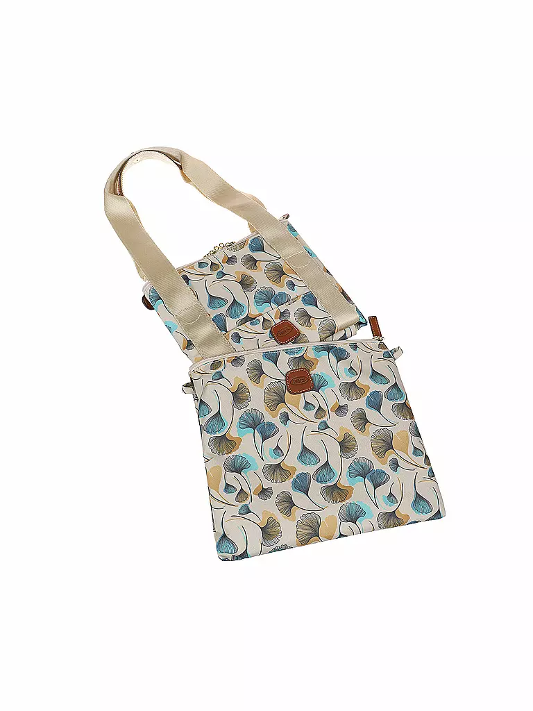 BRICS | Borsa da viaggio X-Travel 55cm Flower Fiori | Beige