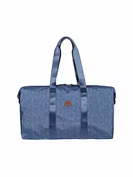 BRICS | Borsa da viaggio X-Travel 55cm Flower Fiori | Blu