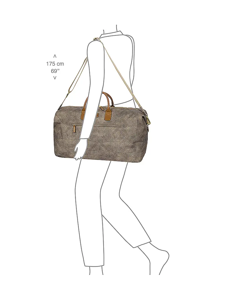 BRICS | Borsa da viaggio X-Travel 55cm Wool Nut | 
