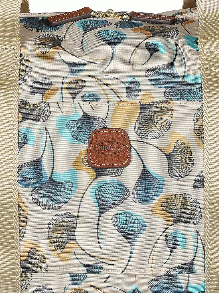 BRICS | Reisetasche X-Bag 43cm Flowers Fiori | Beige