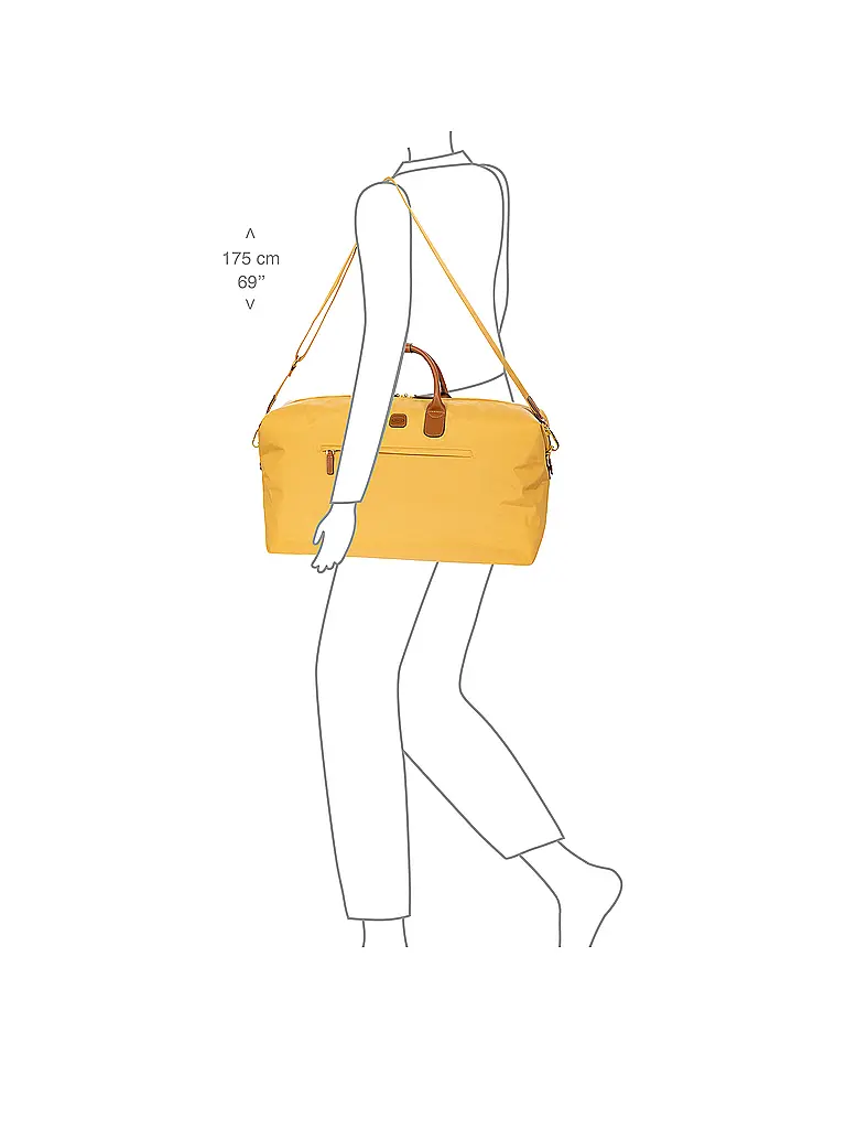 BRICS | Reisetasche X-Travel 55cm Miele / Honey | Giallo