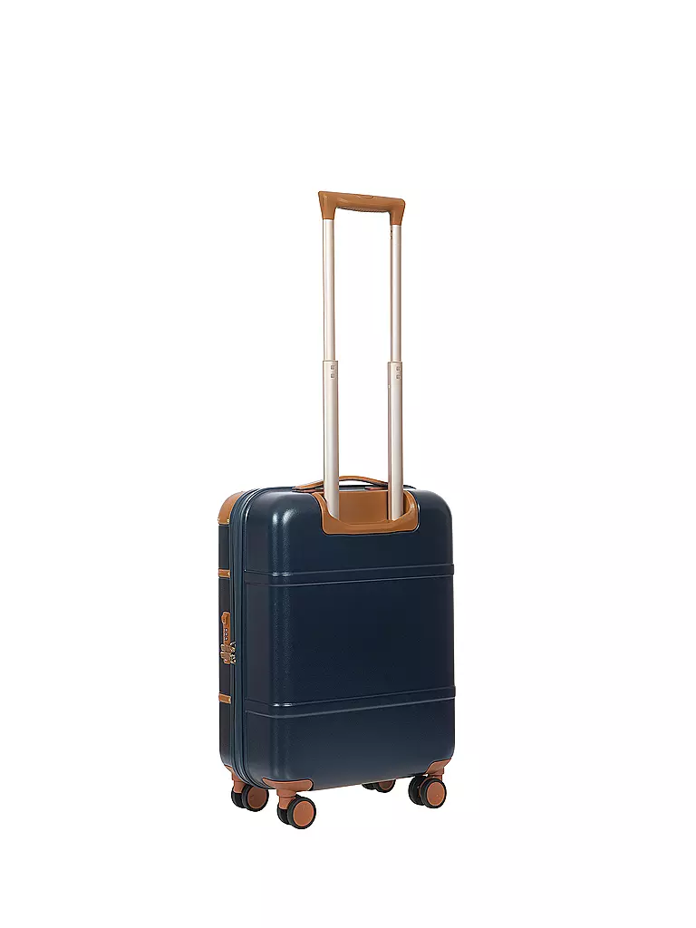 BRICS | Trolley "Bellagio" 55cm (Blu/Tabacco) | Blu