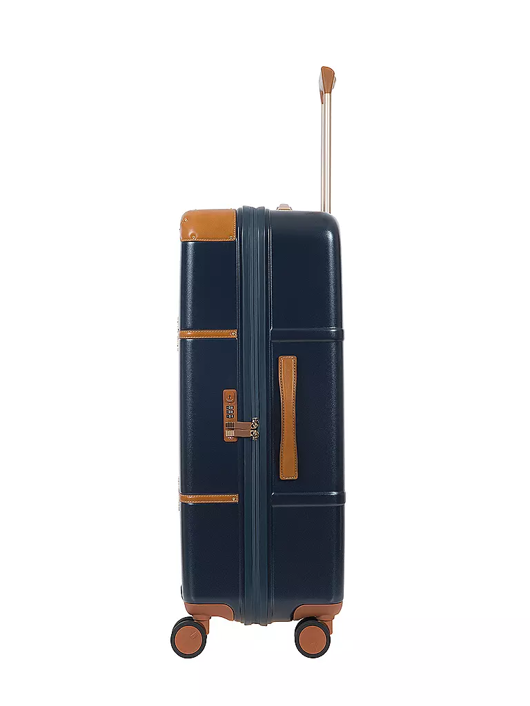 BRICS | Trolley "Bellagio" 76cm (Blu/Tabacco) | Blu