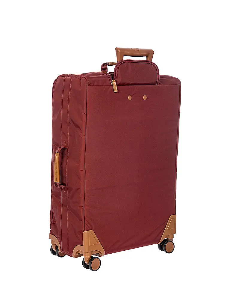 BRICS | Trolley morbido X-TRAVEL 71cm Bordeaux | Rosso scuro