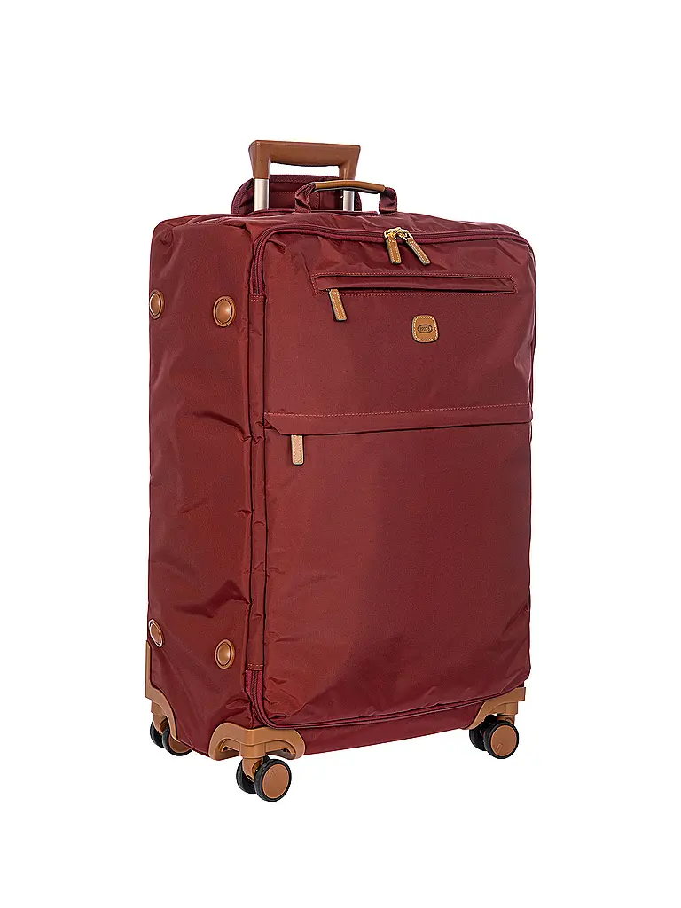 BRICS | Trolley morbido X-TRAVEL 71cm Bordeaux | Rosso scuro