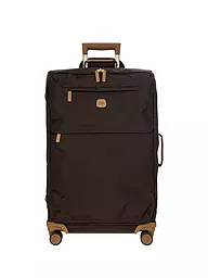 BRICS | Trolley morbido X-TRAVEL 71cm Jeans | Marrone