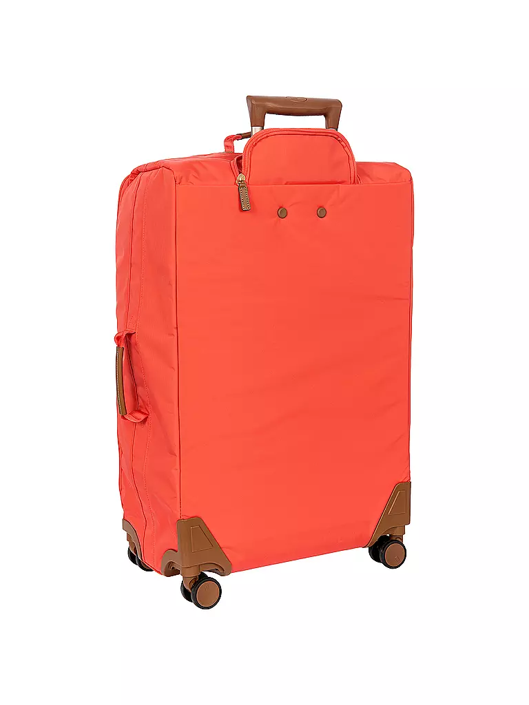 BRICS | Trolley morbido X-TRAVEL 71cm Papavero / Poppy | Arancione