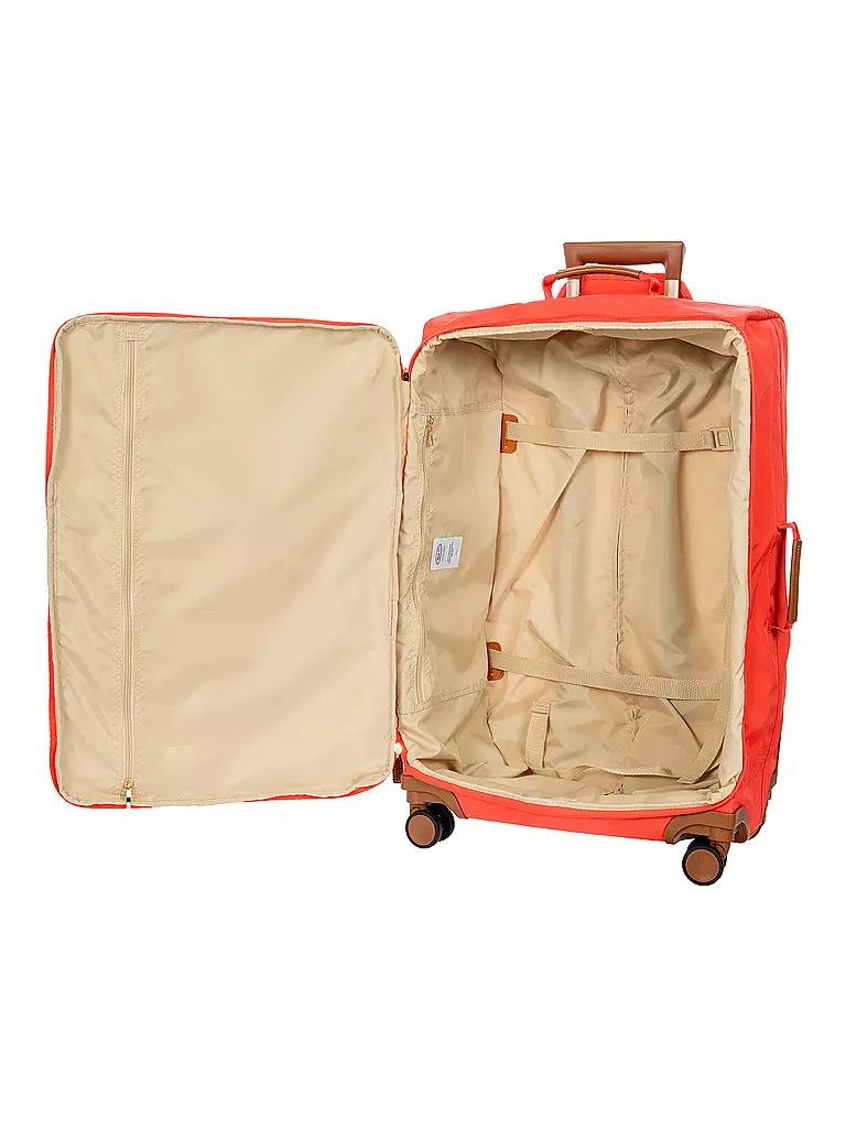 BRICS | Trolley morbido X-TRAVEL 71cm Papavero / Poppy | Arancione