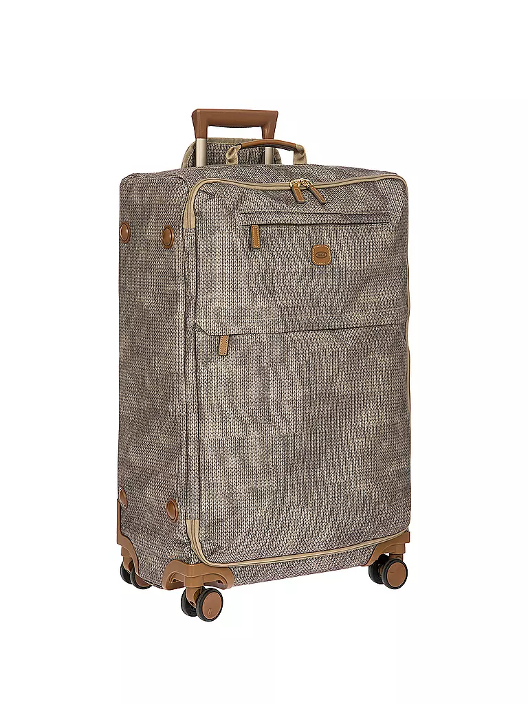 BRICS | Trolley morbido X-TRAVEL 71cm Wool Nut | Marrone chiaro
