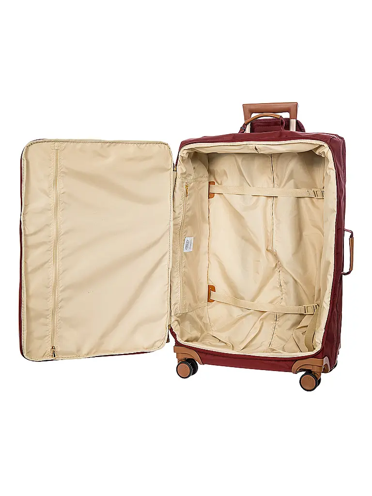 BRICS | Trolley weich X-TRAVEL 71cm Bordeaux | Rosso scuro