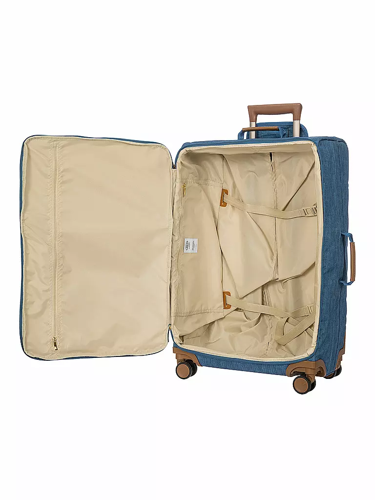 BRICS | Trolley weich X-TRAVEL 71cm Jeans | Blu