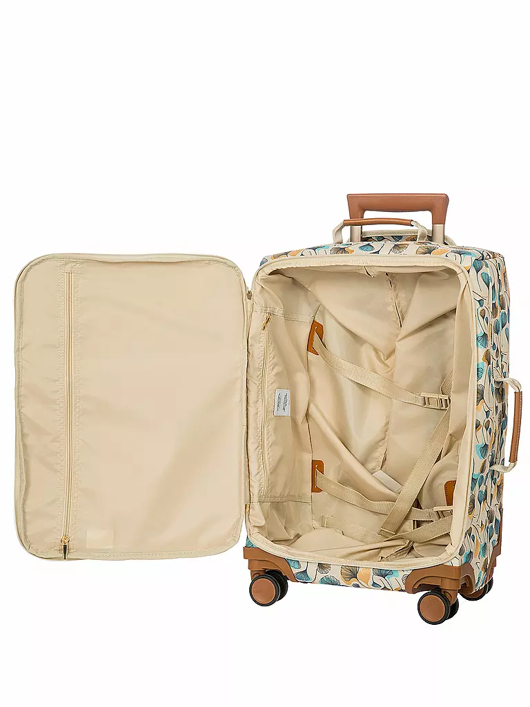 BRICS | Trolley X Travel 55cm Flowers Fiori | Beige