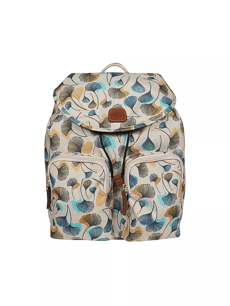 BRICS | Zaino X-Travel Flowers Fiori | Beige
