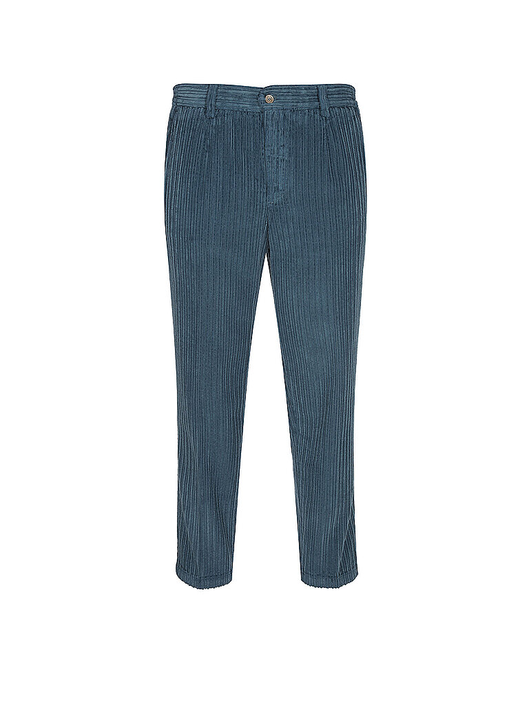 Pantaloni in velluto a coste PORTOFINO azzurro 48