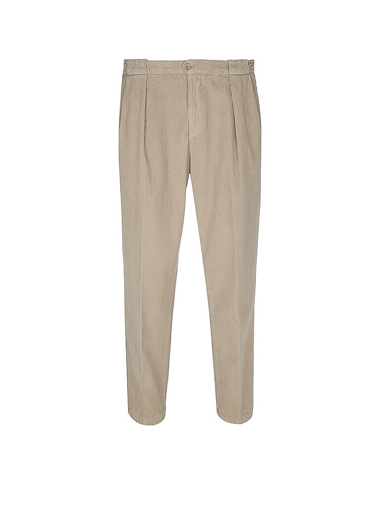 Pantaloni in velluto a coste PORTOBELLO crema 54