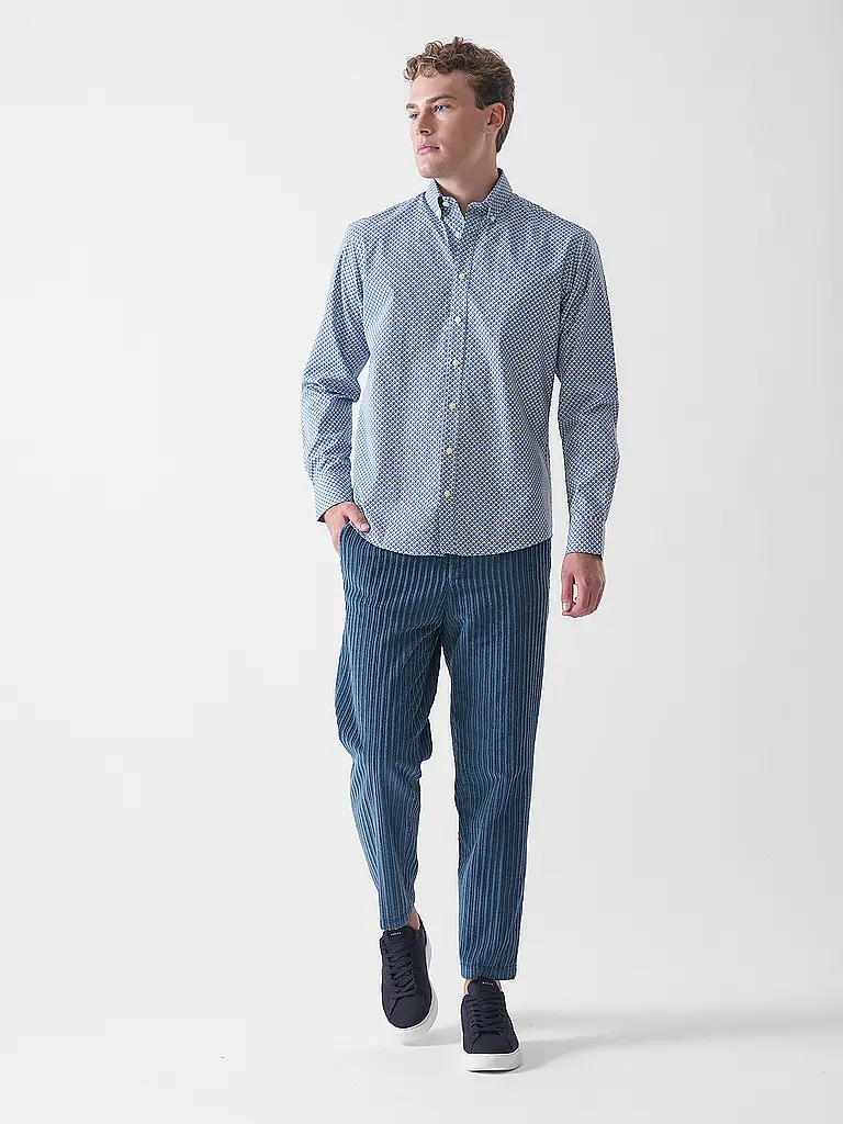 BRIGLIA | Pantaloni in velluto a coste PORTOFINO | Blu chiaro