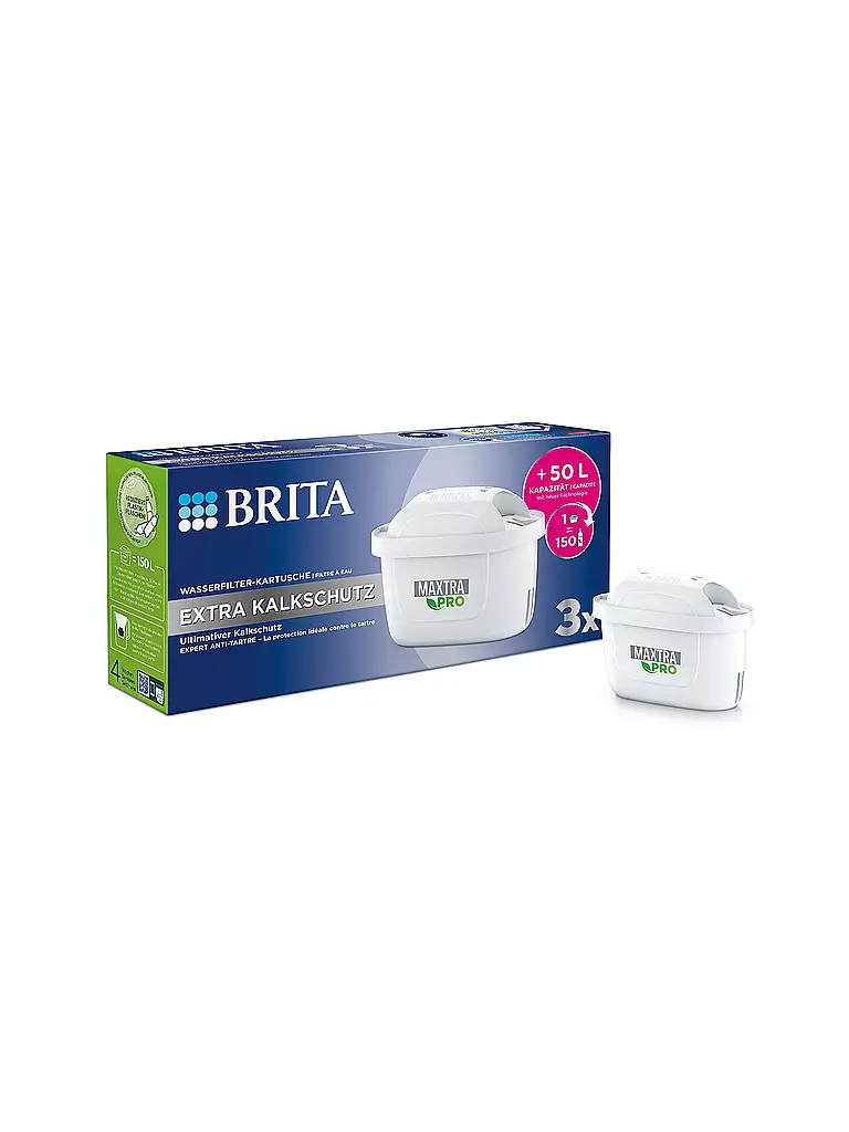 BRITA | Cartucce filtranti MAXTRA PRO Extra Protezione anticalcare | Bianco