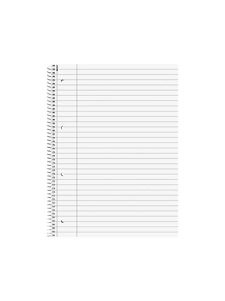 BRUNNEN VERLAG | Collegeblock A4 - a righe | Senza colore