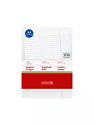 BRUNNEN VERLAG | Fogli a fori - 50 fogli a righe con margine di correzione | Senza colore