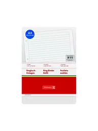 BRUNNEN VERLAG | Fogli a righe per raccoglitore ad anelli, 50 fogli con cornice | Senza colore