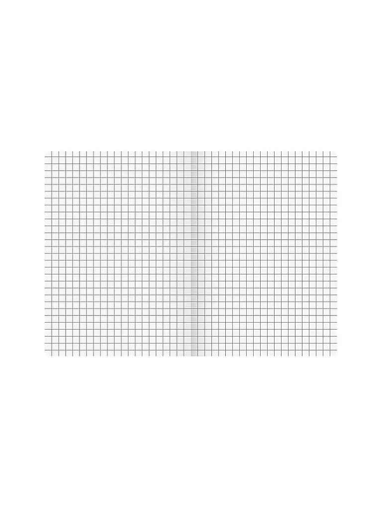 BRUNNEN VERLAG | Quaderno A4 a quadretti 5mm 20 fogli | Senza colore