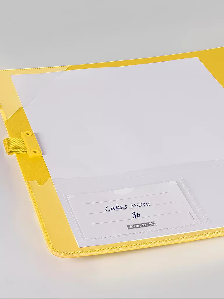 BRUNNEN VERLAG | Raccoglitore PP 7 cm giallo | Senza colore