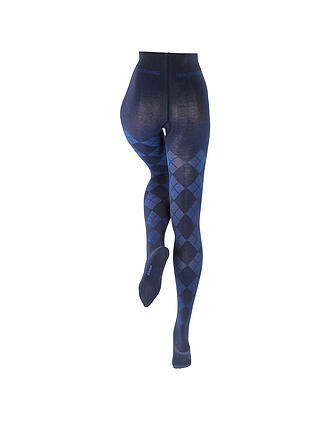 BURLINGTON | Collant in maglia ELEGANT ESSENCE blu marino