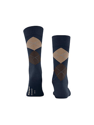 BURLINGTON | Calze da uomo EDINBURGH 40-46 blu navy